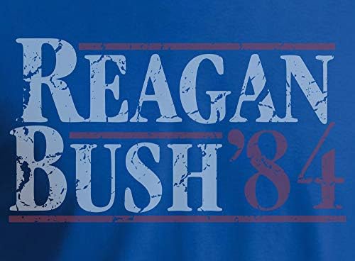 Reagan Bush 1984-Es Köztársasági Elnökválasztás REPUBLIKÁNUS T-Shirt - Vintage/Szomorú