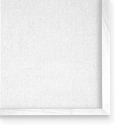 Stupell Iparágak Kutya Anya Kifejezés Ül Pet Labrador a Gallér, Design by Elizabeth Vegyes Fehér Keretes Fali Művészet, 12 x 12