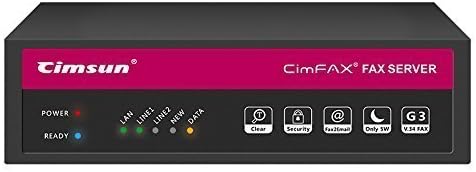 CimFAX W5S Végső 2-Port/2-Sor nagysebességű 33.6 k faxokat a PC/Mobil Fax Vonal 400 Felhasználók Fax2email Windows xp/7/8/10/Mac SDK