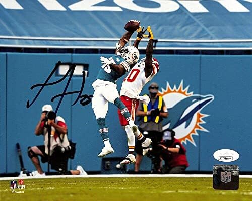 Xavien Howard Aláírt Miami Dolphins 8x10-es Labdarúgó-Fotó SZÖVETSÉG ITP - Dedikált NFL-Fotók