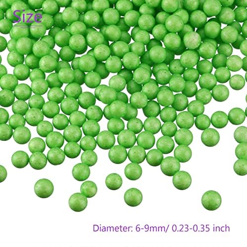 DMiotech 4 Csomag 0.3-a Hab Gyöngyök Labdát Polisztirol Kerek Hab Golyó Zöld DIY Kézműves, Művészeti -, Party Dekoráció