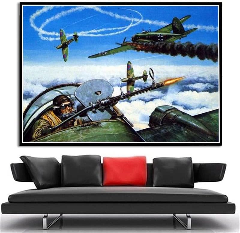 Bombázó Harcos Katonai Repülőgép 5D Gyémánt Festmény Készlet Felnőttek, Gyerekek, DIY Művészeti Kézműves Haza Fali Dekor,