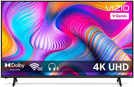 VIZIO 55 hüvelykes V-Sorozat 4K LED HDR Smart TV w/Dolby Látás, WiFi 6E, Bluetooth Fejhallgató Képes, Szerencsejáték-Motor & Alexa Kompatibilitás,