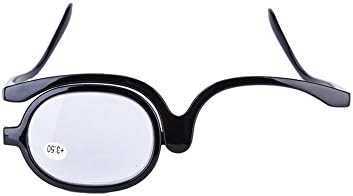 Nagyító, Hogy akár Szemüveg, Nagyító Szem Smink Szemüveg Egyetlen Objektív Forgó Szemüveg Nők Smink Alapvető Eszköz(12-Fekete,400)