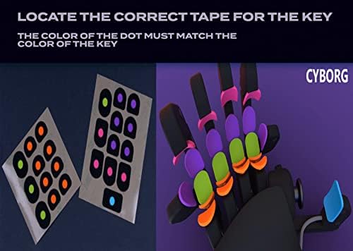 AZERON Gombot Anti-Slip Grip Tape – Kompatibilis Kiborg Szerencsejáték-Kezelő Gombok – Frissítés A Billentyűzet (Fekete)