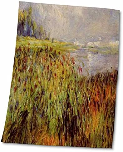 3dRose Kép a Renoir-Festményt, Gyékény, A Szajna - Törölköző (twl-243824-1)