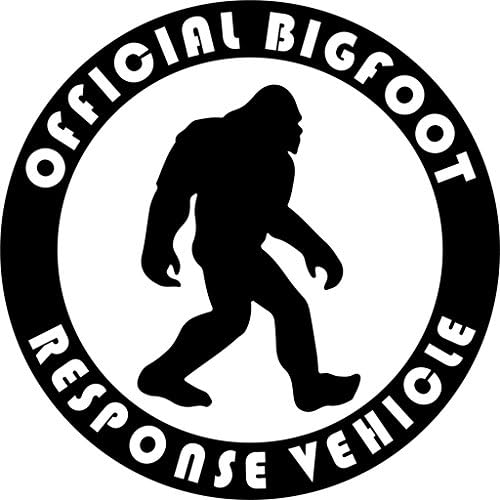 Bigfoot Válasz Jármű Vinyl Matrica|Autók, Teherautók, Furgonok Falak Laptopok Cups|Fekete|5,5 cm|KCD906