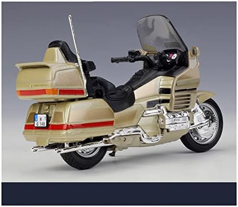 MONEYN Öntés Motoros Modell a Honda Gold Wing 1/18 Alufelni Aránya Motoros Modell Miniatűr Játékok Emlékmű Ajándék
