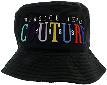 Versace Jeans Couture Black Aláírás Halász Kalap-Egy Méretű Férfi ruházat