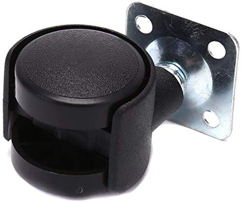 XZGDEN Superior 1 Darab Fekete, forgatható roll Jogosultja 30 mm, Nylon Kerék Ipari Bútorok Csere tekercs Táblázat ipari Szék Mobil Alkatrészek