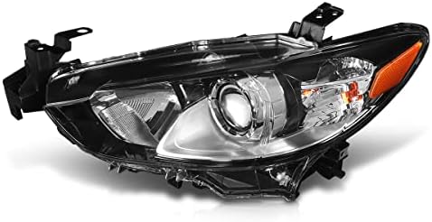 A [bal/Vezető Oldali] Gyári Stílus Projektor Fényszóró Fényszóró Szerelvény Kompatibilis 14-17 Mazda 6