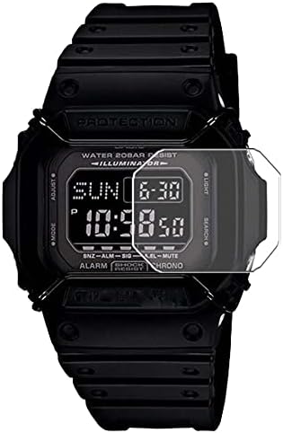 Puccy 3 Csomag Képernyő Védő Fólia, kompatibilis a CASIO G-SHOCK DW-D5600BW-7JF DWD5600BW SOROZAT TPU Őr Intelligens karóra Smartwatch（