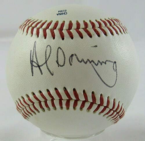 Al Downing Aláírt Automatikus Aláírást Rawlings Baseball B92 II - Dedikált Baseball