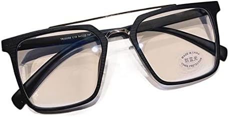 HomeSoGood 2 csomag Négyzet Kék Fény Blokkoló Szemüveg, Klasszikus Négyzet alakú Keret Számítógépes Szemüveg Nők, Férfiak, Könnyű