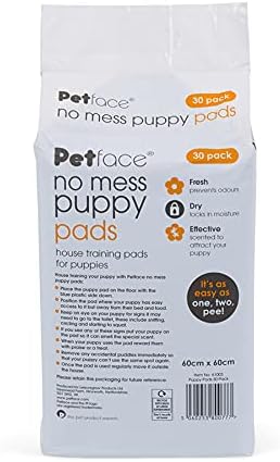 Petface Nincs Rendetlenség Kiskutya Pad, egy Csomag 30