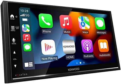 Kenwood DMX709S Multimédiás Vevőkészülék (Nem CD) Kompatibilis Apple CarPlay & Android Auto (Felújított)