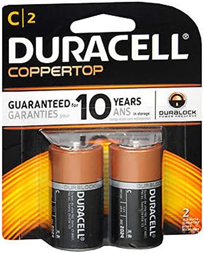 Duracell Coppertop C Akkumulátorok, 2ct, 2pk