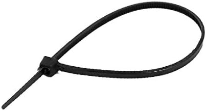 X-mosás ragályos 3mm x 150mm Nylon önzáró Kábel Zip Kapcsolatokat Rögzítő Fekete 100-as(Chiusura con cerniera lampo nera a nylon da 3 mm x