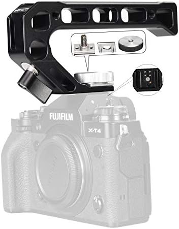 WEPOTO Fényképezőgép Markolat Felső Fogantyú Felső Hideg Cipő Alap, Elhelyezése Lyuk ARRI Standard, DSLR Fényképezőgép, Kamera ketrec