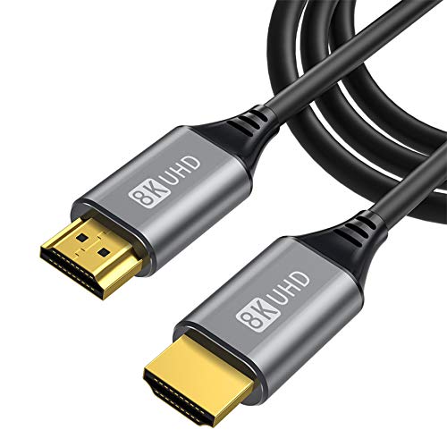 Aieloar 8K HDMI 2.1 Kábel,Ultra High Speed 48Gbps 7680P eARC HDR HDMI-HDCP 2.1 Kábel Visszafelé Kompatibilis a 4K 2K PS5/PS4/Xbox Sorozat