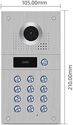 ZSEDP 960P Vezetékes Videó Kaputelefon Kamera, valamint Kód Billentyűzet Kártyák, beléptető Rendszer, mozgásérzékelés Rekord