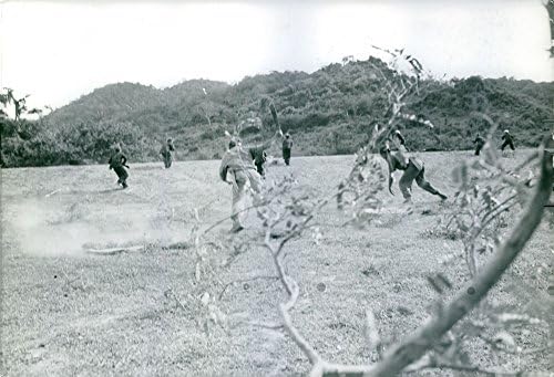 Vintage fotó, a Vietnami háború jelenet.