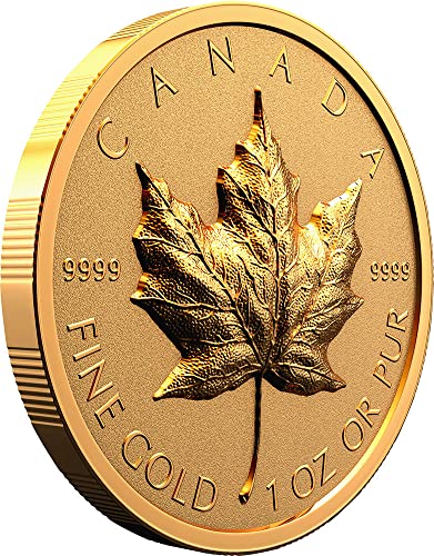 2022 DE Modern Megemlékező PowerCoin Maple Leaf Ultra Nagy Megkönnyebbülés 1 Oz Arany Érme 200$ Kanada 2022 Bizonyíték