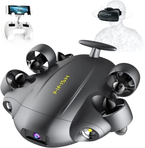 FIFISH V6 Szakértő M100 a Víz alatt dolgozó VR 4K UHD Kamera 6000lm LED, Merülés 330ft Víz alatti ROV Robot a Víz alatti Érzékelés Fotózás