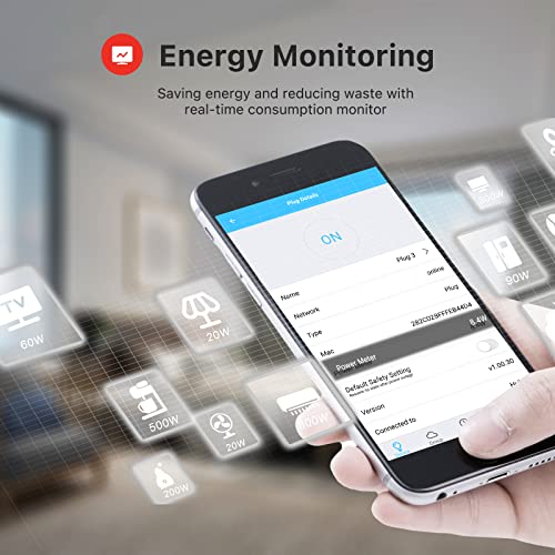 THIRDREALITY ZigBee Smart Plug 4 Csomag Valós idejű Energia Monitoring,15A Outlet,Időzítő Funkció,ETL Hiteles,ZigBee Hub Szükséges,Munka