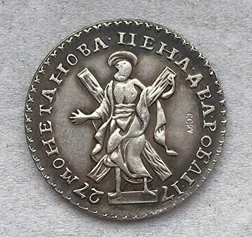 Kihívás Pénzérmét 1727 Orosz Érmék Másolás COPYCollection Ajándékok Érme Gyűjtemény