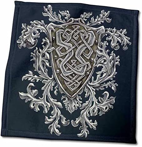 3dRose Kelta a Címer heraldikai dekoratív minták - Kelta csomó - Törölköző (twl-280165-3)