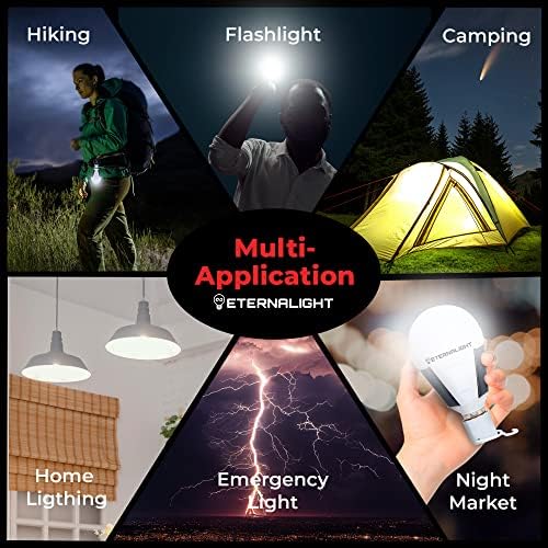 Eredeti Védelmi EternaLight Újratölthető Izzók - Multi-Function Tartalék Akkumulátor LED-es Sürgősségi Izzók az Áram, Haza,