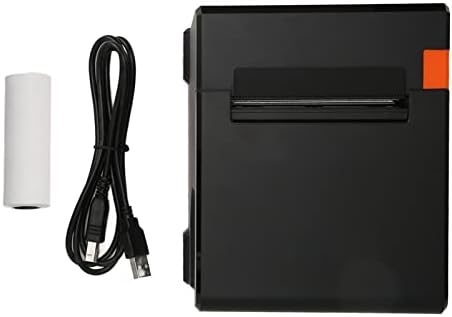 Shanrya hőnyomtató, 80mm ABS Anyag, Könnyű, Kompakt 100-240V USB Port Átvétel Termikus Nyomtató POS Rendszerek (US Plug)