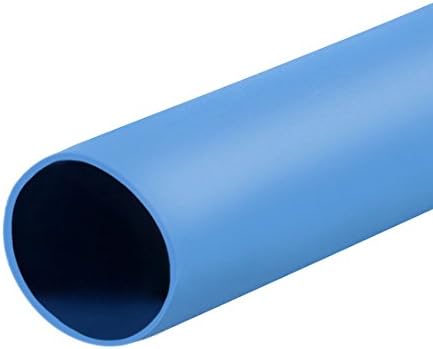 uxcell Hő Zsugorodó Cső 1/8(3mm) Dia 5m 2:1 Hő zsugorcső Wire Wrap Kék