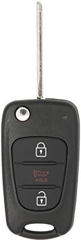 Keyless2Go Csere Kulcsnélküli Bejegyzés Távoli Fejét Flip Autó távirányító a Kia Sportage NYOSEKSAM11ATX (SL) 95430-3W701