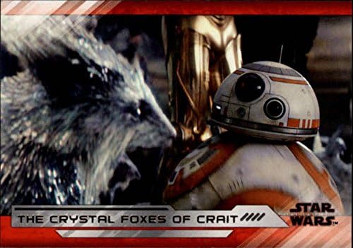 2018 Topps Star Wars-Az Utolsó Jedi Sorozat 280 A Kristály Rókák a Crait Film Gyűjthető Trading Card