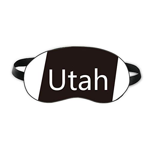 Utah Államban, Az Amerikai Egyesült Államok Térkép Aludni Szem Pajzs Puha Este Kendőt Árnyékba Borító