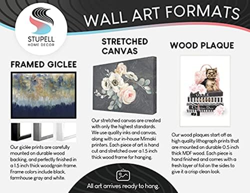Stupell Iparágak Modern Szürke Absztrakt Horizont Kaotikus Vonal Firka Festés Vászon Wall Art, 30 x 40