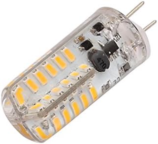 Aexit AC/DC12V 3W lámpatestek, valamint az ellenőrzések SMD LED Izzó Szilikon Lámpa, 48 LED-es G4 3014 Mutató Meleg Fehér