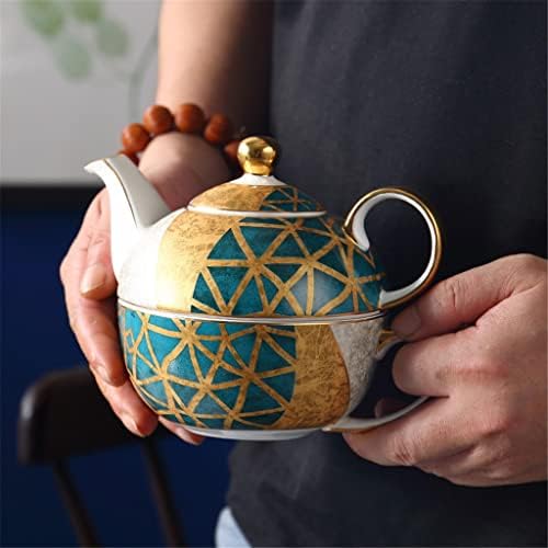 Kávét Európai stílusú porcelán Teáskanna, a Csésze Kávé, a Fű, Egy pohár, Egy Pot, Egyetlen Fű, Virág Tea Set, Ajándék Doboz