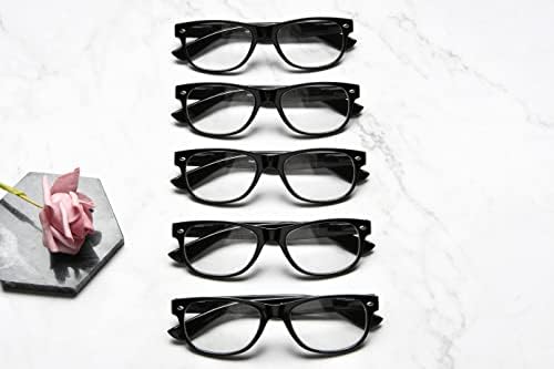 Eyekepper Klasszikus, 80-Olvasó Szemüveg a Nők 5 Pack Fekete Keret Olvasók +1.75