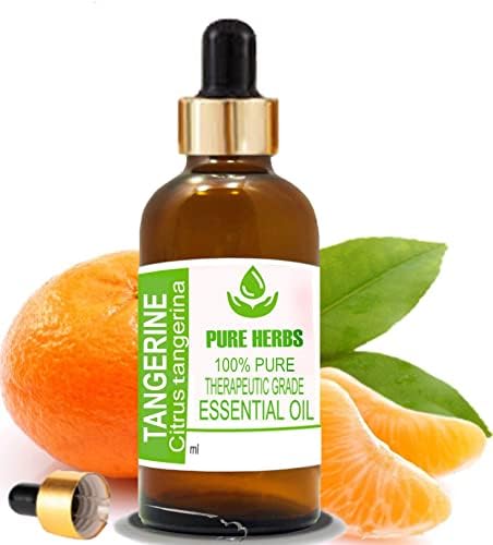 Tiszta Gyógynövények, Mandarin (Citrus tangerina) Pure & Natural Therapeautic Minőségű illóolaj Cseppentő 15ml