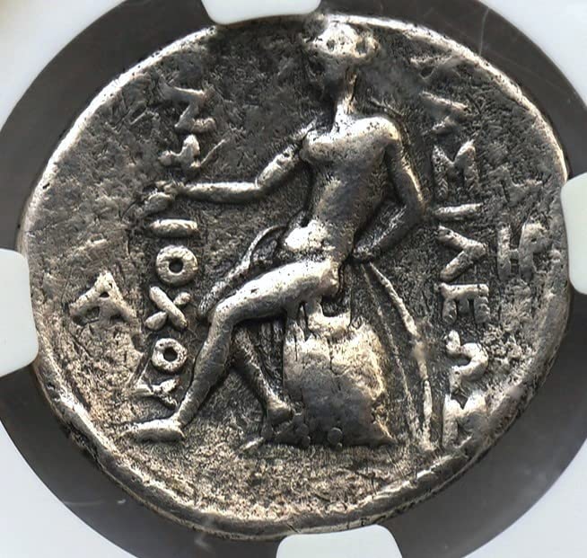 GR 281-261 BC Ősi Seleucid Birodalom alatt Antiochus nem Hitelesített Ezüst Érme Tetradrachm Választás Rendben NGC