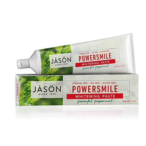 JASON Powersmile Fogfehérítés Fluorid-Mentes Fogkrém, 6 Uncia Cső