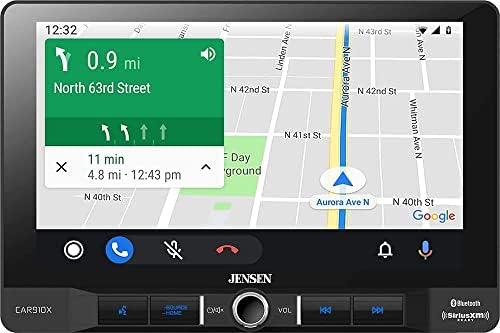 Jensen CAR910X 9 inch Mechless Multimédia készüléket az Apple CarPlay l Android Auto l SiriusXM-Készen l Beépített Bluetooth