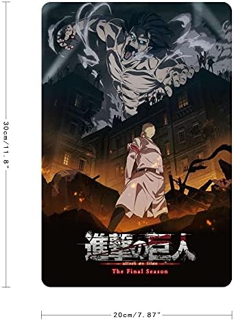 Tokió Ghoul Poszter Fém Wall Art Japán Manga, Anime Poszter Fém Dekoráció Adóazonosító Jel - 12 x 8 hüvelyk (30x20cm)