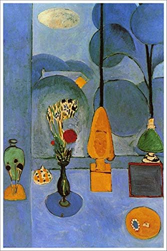 Amerikai Ajándék Szolgáltatások - Művész Henri Matisse Poszter Nyomtatás, a Festmény, A Kék Ablak - 11x17