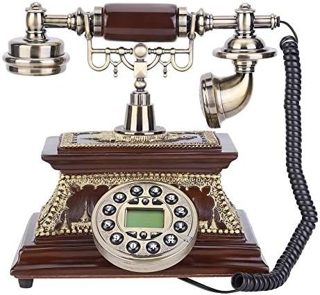 Vintage Retro ID Telefon Kijelző Home Office Hotel Retro Vezetékes Telefon, Otthoni Dekoráció