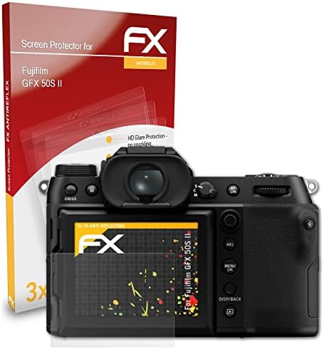 atFoliX képernyővédő fólia Kompatibilis Nikon GFX 50-es években II. Képernyő Védelem Film, Anti-Reflective, valamint Sokk-Elnyelő FX Védő