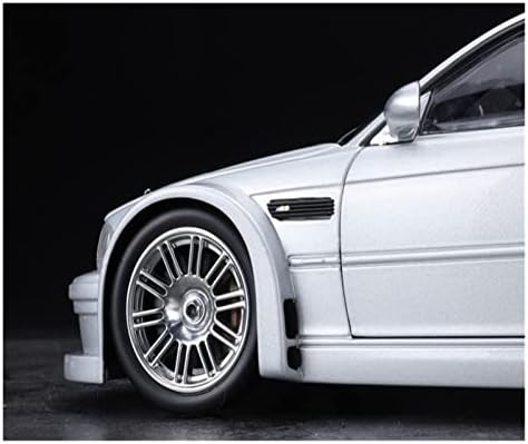 APLIQE Modell Járművek BMW M3 GTR E46 öntött Ötvözet Teljesen Nyitott Szimuláció Méretarányos Autó Modell 1:18-As Modell